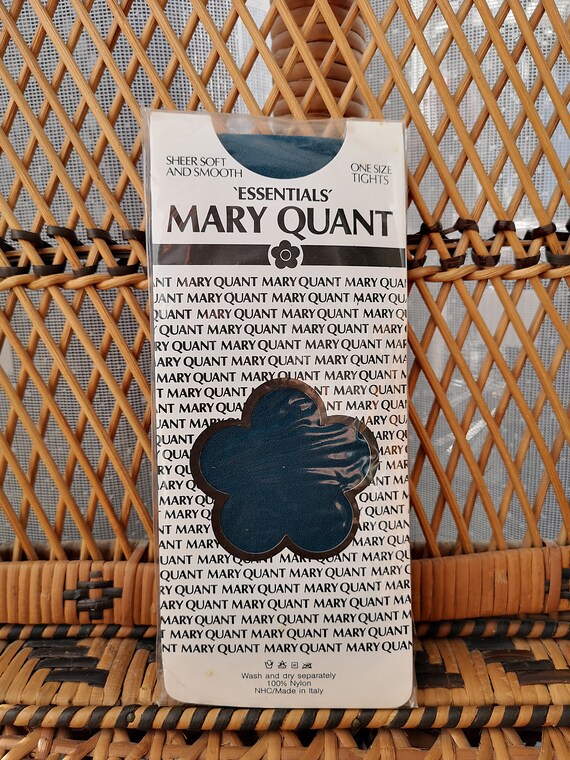 Deadstock Original 1980's Mary Quant Teal Blue Sh… - image 4