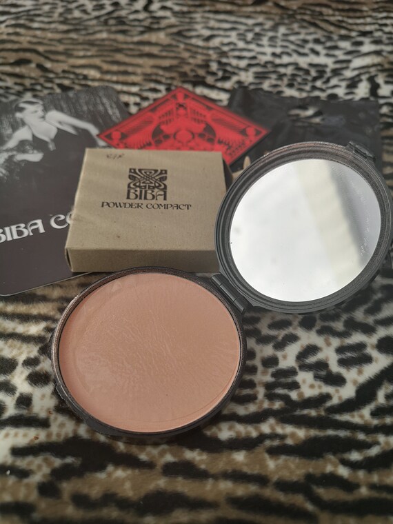 Christmas Gift Set*** Original 1970s Biba Large Pressed Powder English Rose 2 - Only 55 Pounds!