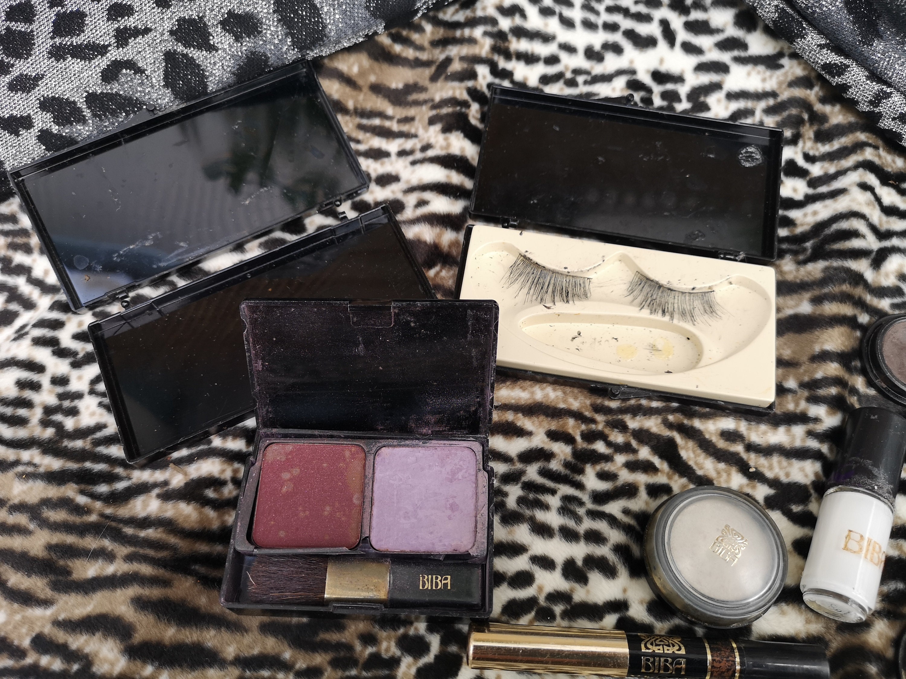 Original 1970s Used Biba Cosmetics Lot - Poor Condition - Only 25 pounds!