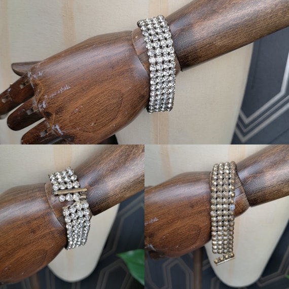 Original 1920's Paste Diamanté Bracelet - Good Condition - Only 65 Pounds!