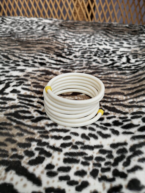 Original 1950's Deadstock Plastic Spiral Bracelet - Great Condition - Only 8 Pounds Each!