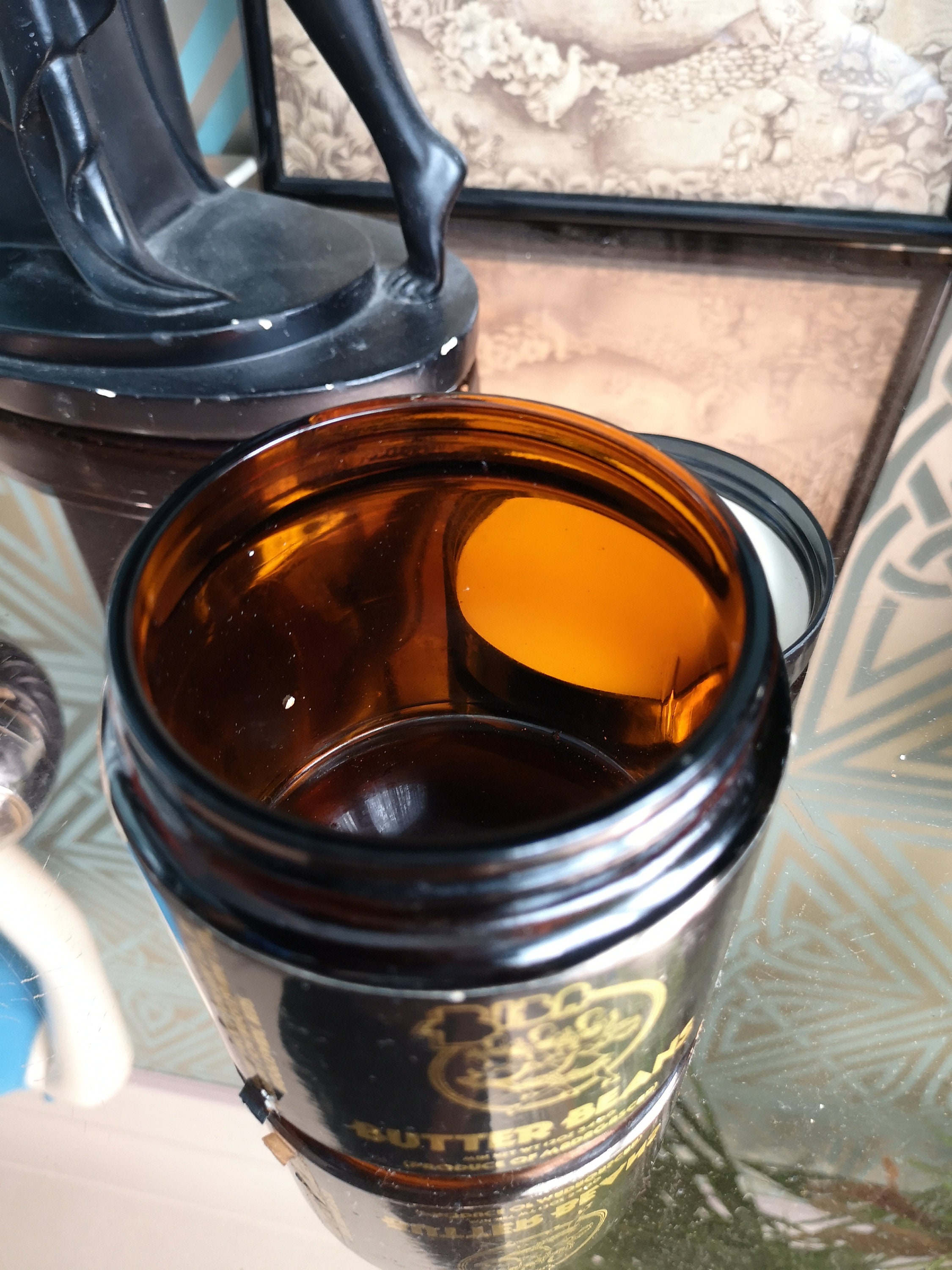 photo of a jar of beans photo of a jar of beans