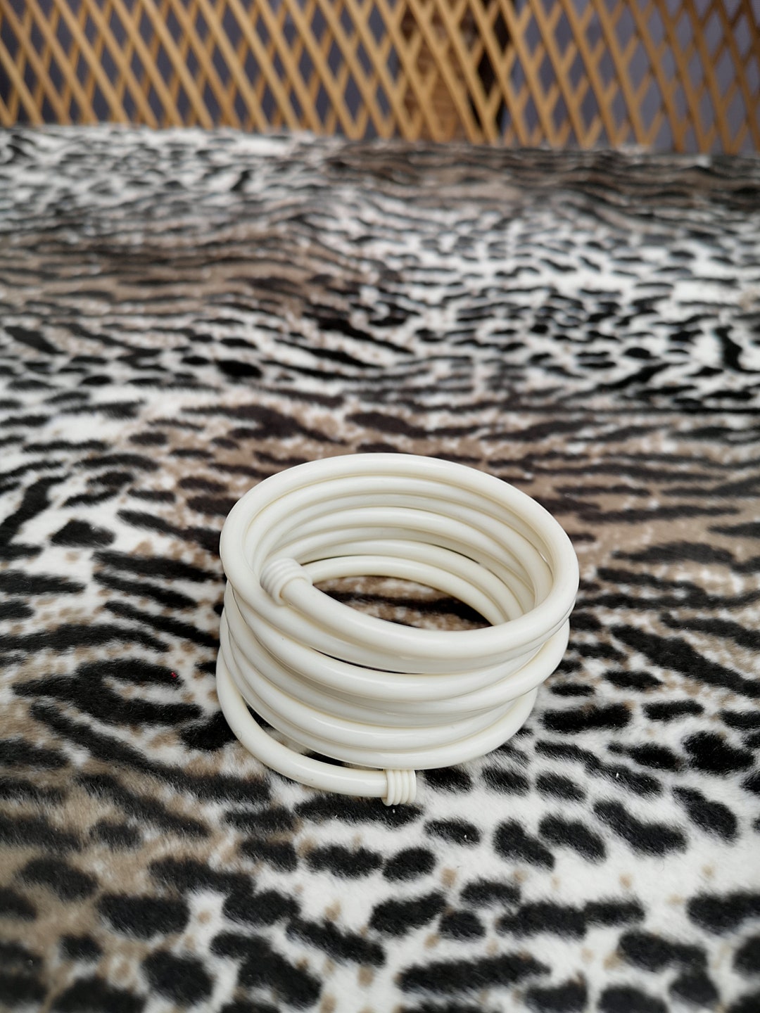 Original 1950's Deadstock Plastic Spiral Bracelet Great Condition Only