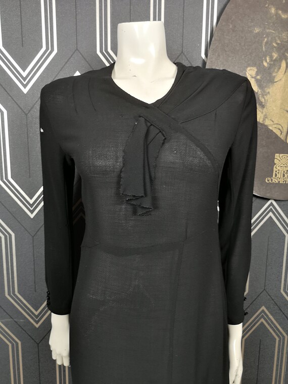 Original 1920's Heavy Cotton Gauze Tea Dress Fair C… Gem