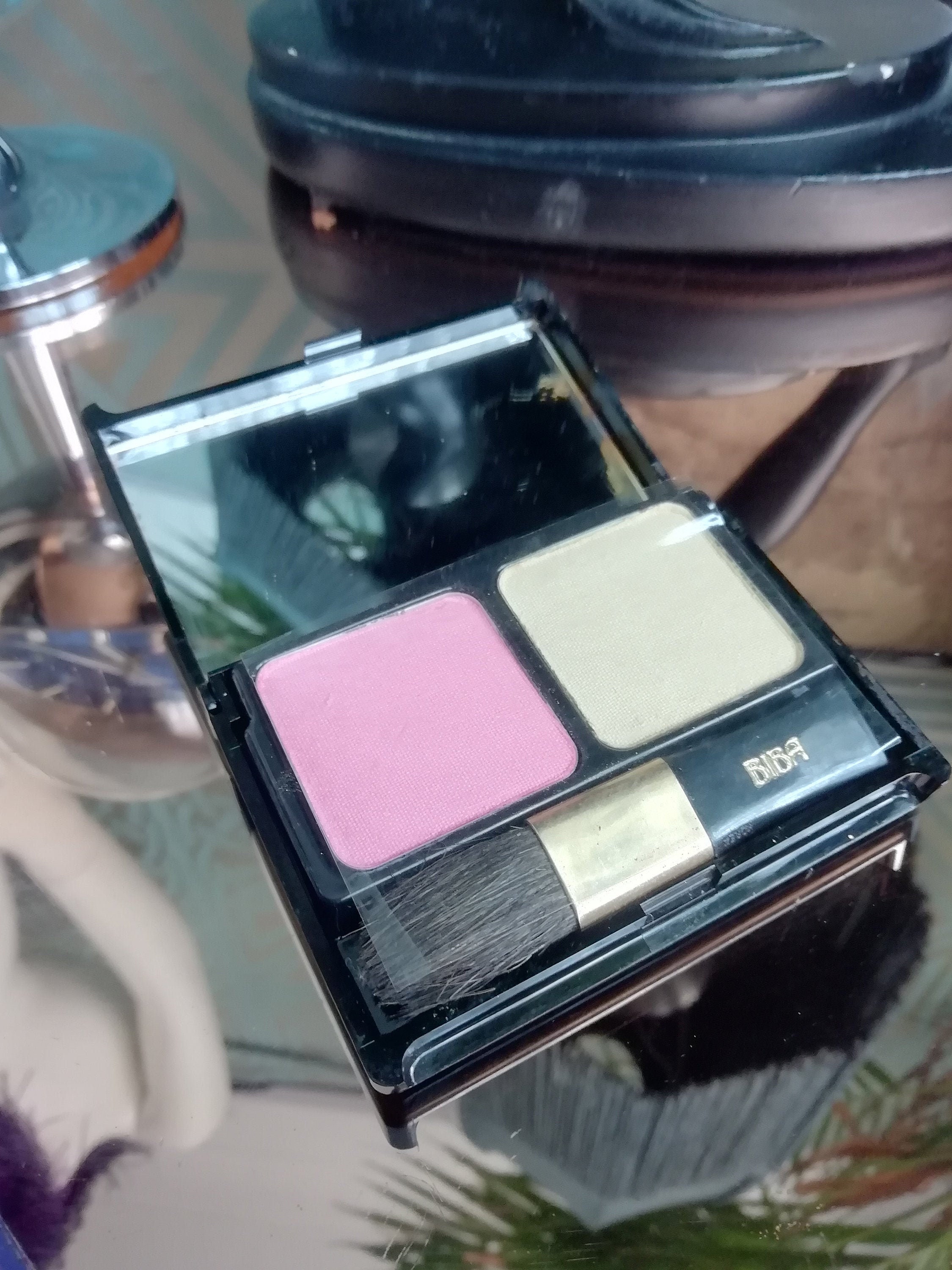 Original 1970s Biba Powder Contour Set Great Condition Only 25 pounds!