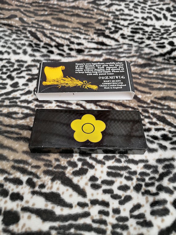 Original 1970's Mary Quant Brown Block Mascara Make-up Set - Deadstock Unused - Only 45 Pounds