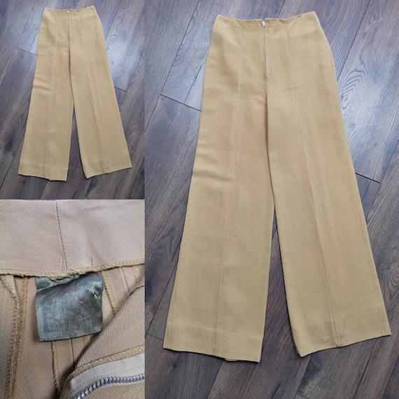 Original 1972 Biba Gold Drill Trousers - Good Condition - Only 145 Pounds!