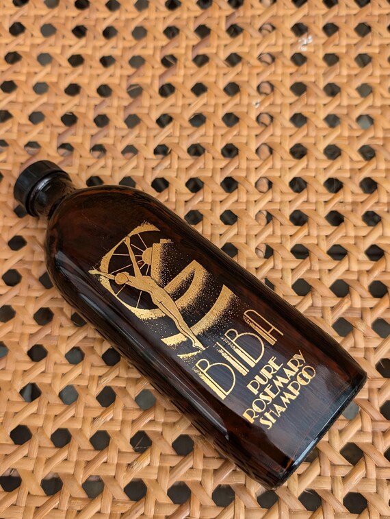 Original 1973 Biba Pure Rosemary Shampoo Bottle Full - Good Condition - Only 70 Pounds!
