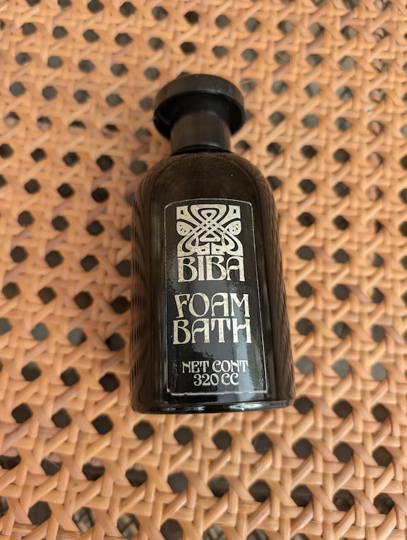Original 1970s Large Biba Bottle Of Foam Bath  - Good Condition - Only 85 Pounds!