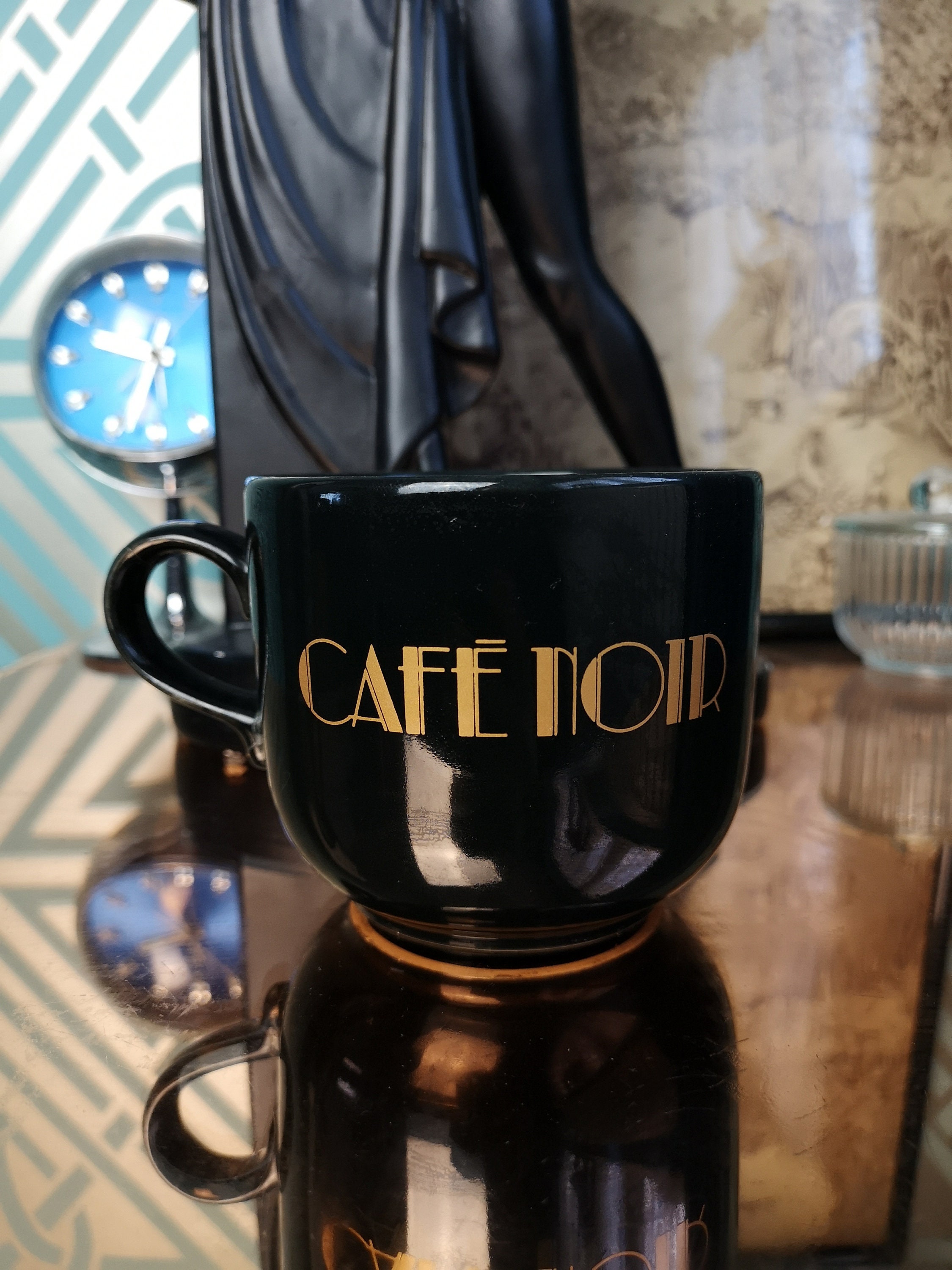 Original 1973 Biba Large Art Deco Cafe Noir Coffee Mug - Complete - Great  Condition - Only 45 Pounds!