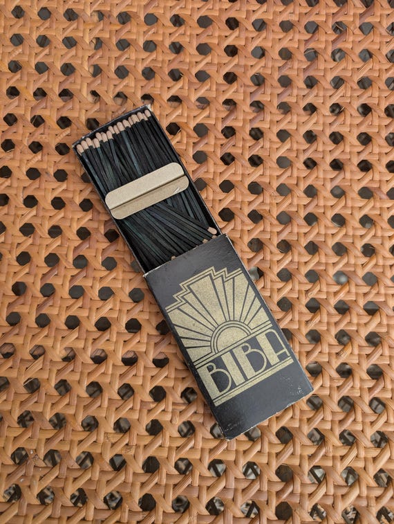 Original 1973 Biba Large Box Of Matches Featuring Sunray Logo Full - Good Condition - Only 65 Pounds!