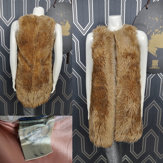 Original 1974 Biba Lolita Faux Fur Gilet - Good Condition - Only 195 Pounds!