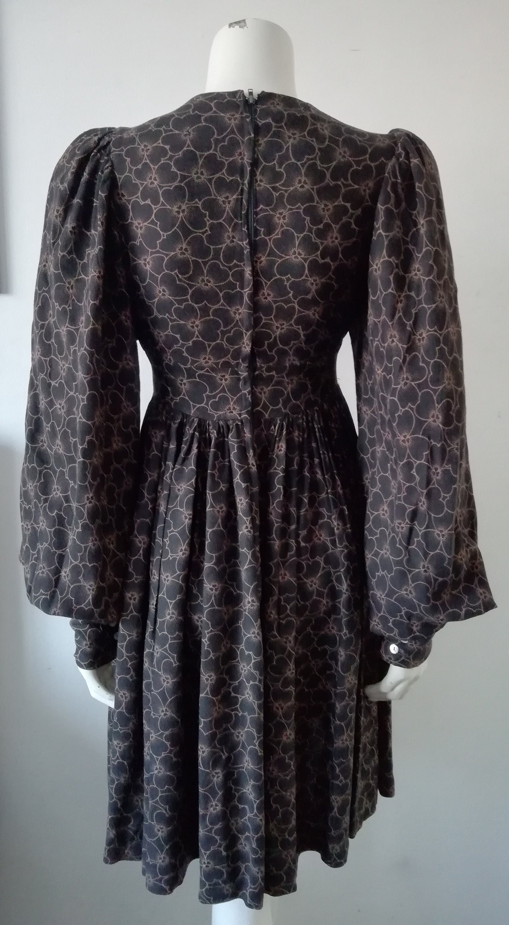 RESERVED*** Original 1969 Biba Iconic Floral Heart Print