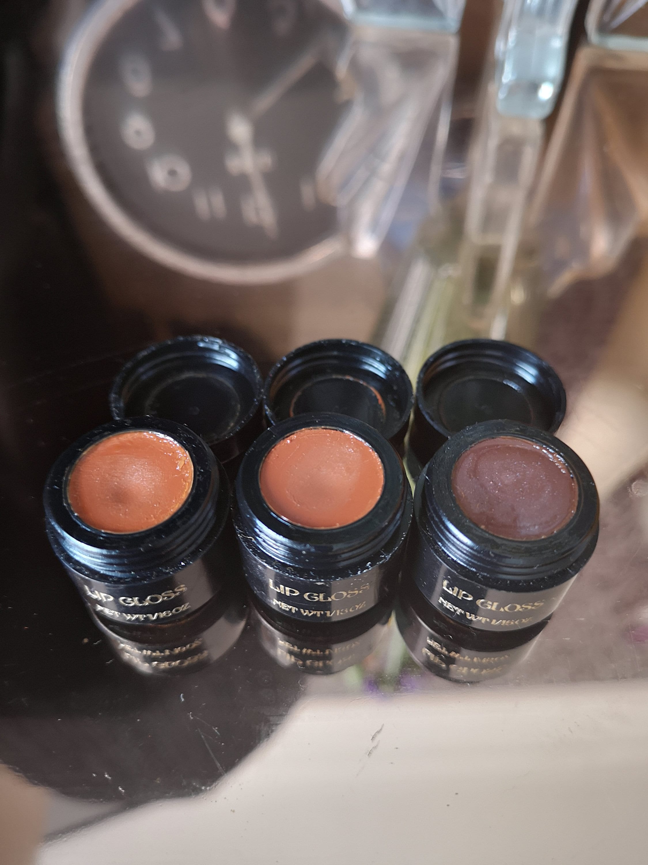 Original Biba Lip Gloss Pots X3 Good Condition Only 45 pounds!