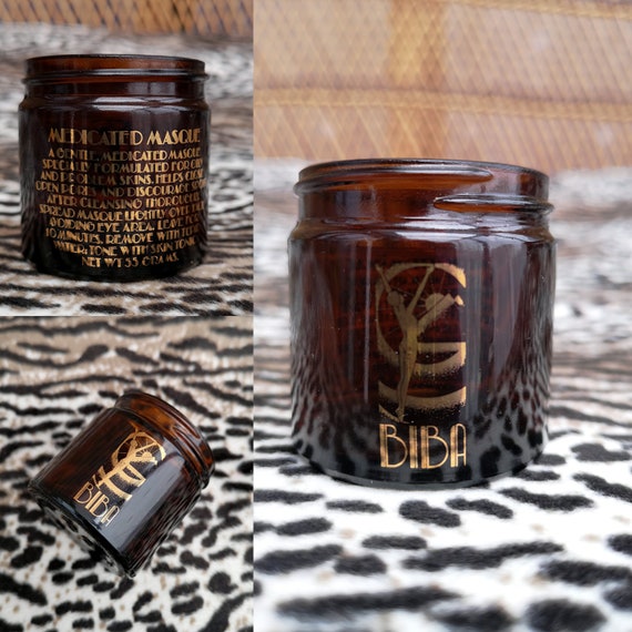 Original 1970s Biba Medicated Masque Jar - Part of Bankrupt Stock Mint Unused Never Even Been Filled - Only 25 Pounds!