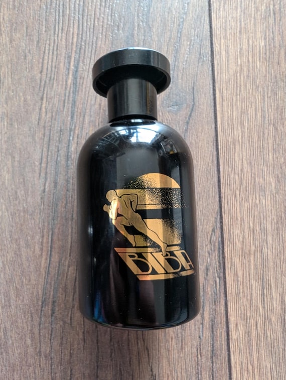 Original 1970s Biba Mens Lime Skin Freshener Glass Bottle - Good Condition - Only 45 Pounds!