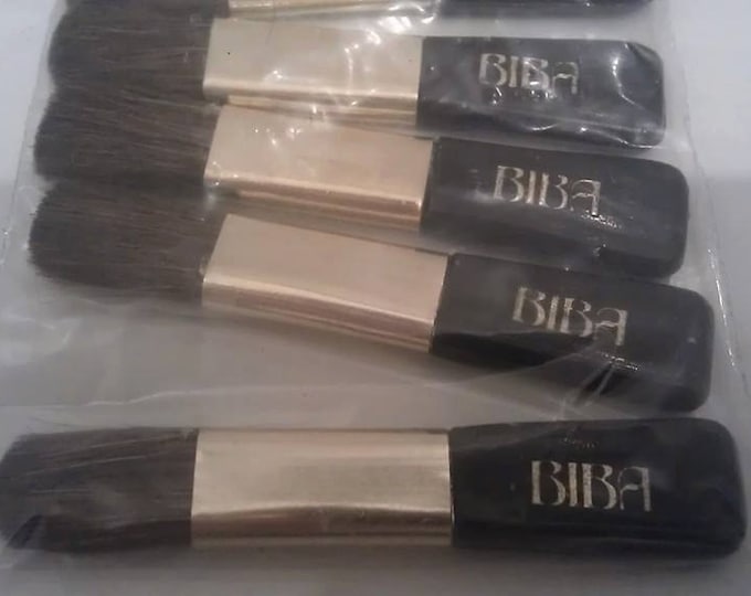 Featured listing image: Original 1970s Biba Small Makeup Brushes - Pack Of Five - Great Condition Part Of Bankrupt Stock - Only 4 pounds!