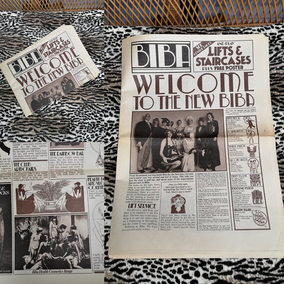Original 1973 Big Biba Opening Day Newspaper - Near Mint Condition - Only 95 Pounds!