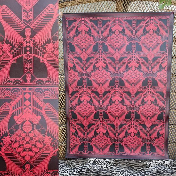 Original 1970s Biba 12 Days Of Christmas Wrapping Paper - Never Used - Only 30 Pounds Each!