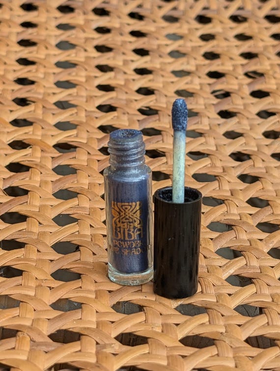 Original 1970's Biba Dark Royal Powder Eye Shadow Make-up - Good Condition - Only 35 Pounds