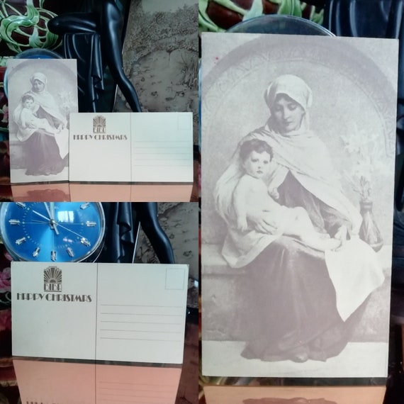 Original 1970s Biba Christmas Postcard - Never Used - Only 25 Pounds!