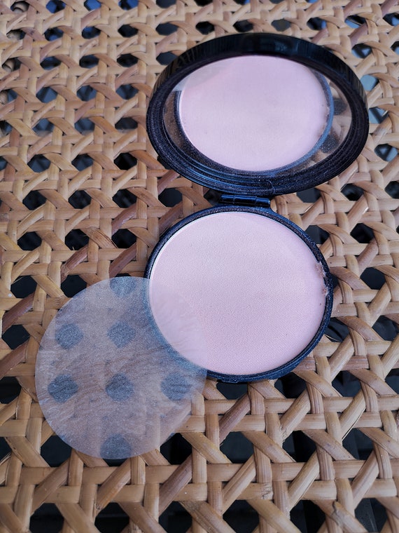 Original 1970s Biba Large Pressed Powder English Rose 2 - Great Condition - Only 35 Pounds!