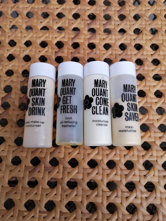 Original 1960's Mary Quant Skin Range Bottles - Good Display Condition - Only 20 Pounds