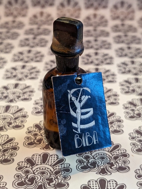 Original 1970s Biba Vitamin E Oil Bottle - Unused Mint Condition With Original Label - Only 55 Pounds!