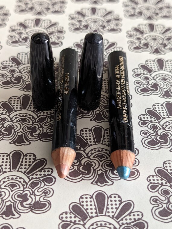 Original 1970's Biba Eye Shadow Pencils X2 - Fair Condition - Only 25 Pounds