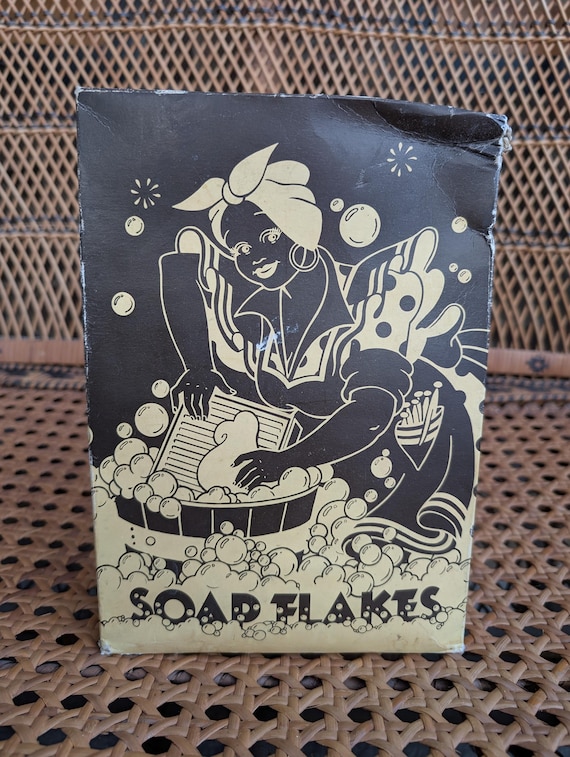 Original Rare Biba 1973 Box Of Soap Flakes - Good Condition - Only 110 pounds!
