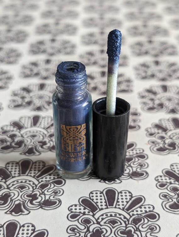 Original 1970's Biba Dark Royal Powder Eye Shadow Make-up - Good Condition - Only 35 Pounds