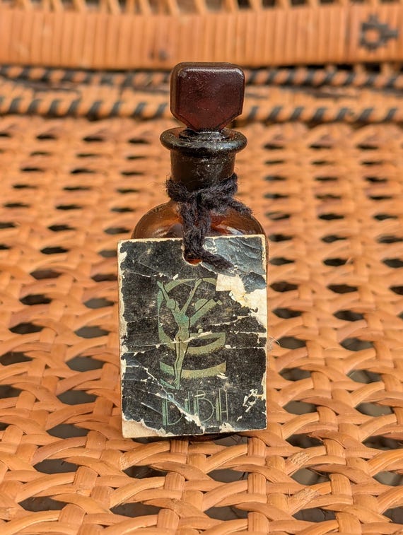 Original 1970s Biba Vitamin E Oil Bottle - Fair Condition With Original Label - Only 45 Pounds!