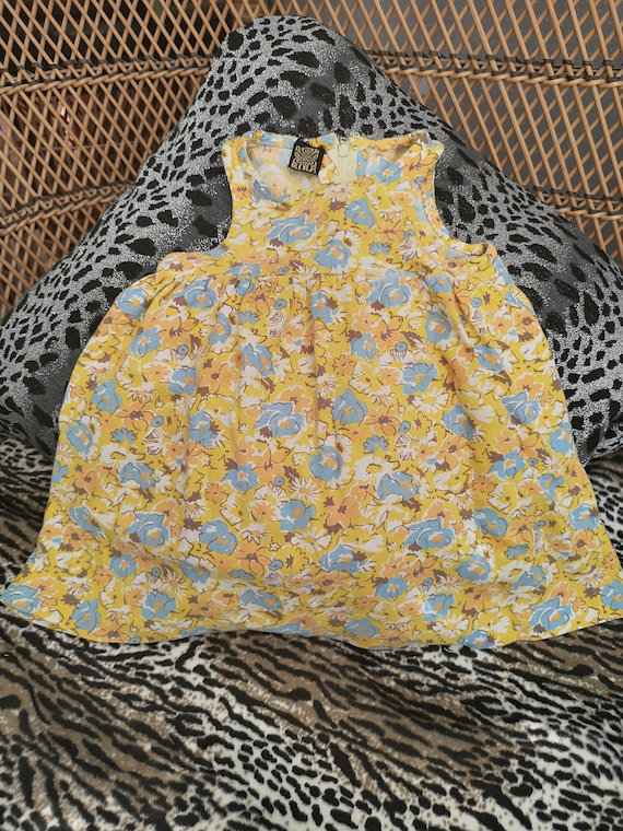 Rare Original 1969 Biba Children's Yellow Liberty… - image 2