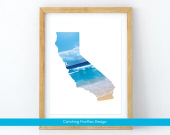 California Love Print Wall Art 16x20"