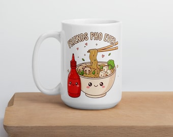 Friends Pho Ever Kawaii Ceramic Mug