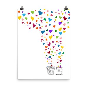I LOVE you a bushel and a peck print
