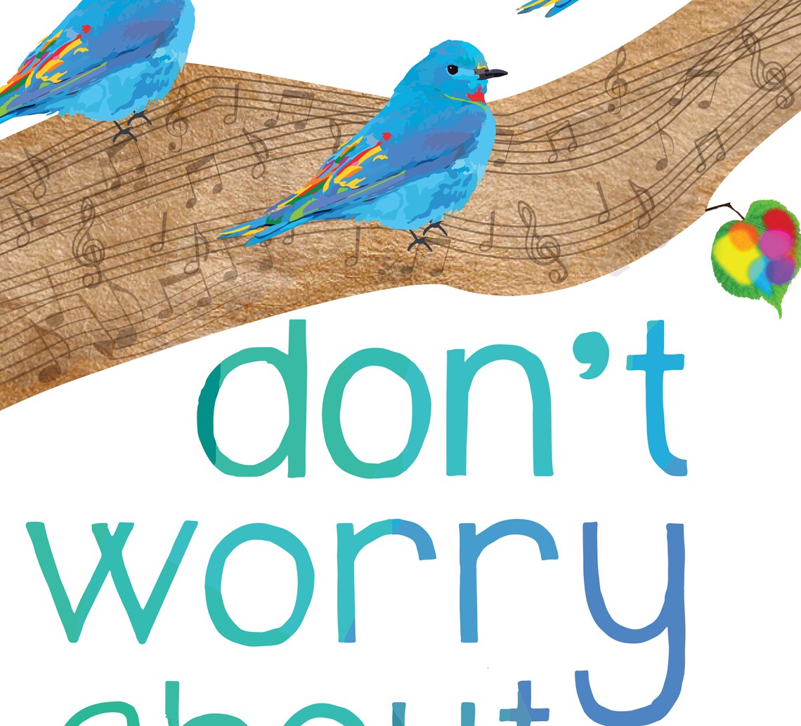 Three Little Birds Wall Art Set of 3 8 X 10 Prints Etsy