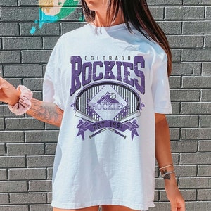 Colorado Rockies Blank Grey Women's Road Stitched Jersey