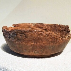 Old Rustic Wood Bowl image 8