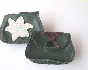 Lily and Hummingbird purse