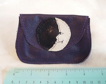 Crescent moon coin purse