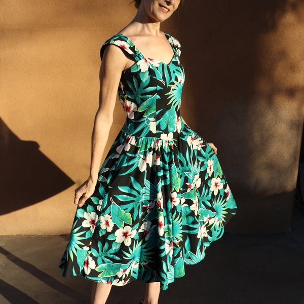 Tropical Vintage Dress main image 1