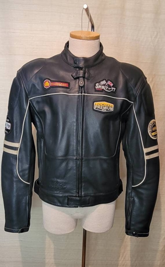 Y2K Vintage Spirit of TT by BHL Leather Black Armored Y2K Vintage Spirit of TT by BHL Leather Black Armored