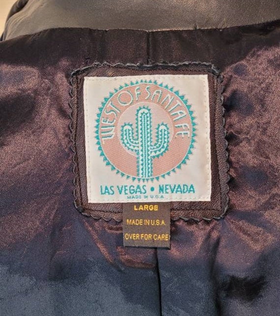 Vintage Y2K West of Santa Fe Western Jacket with … - image 8