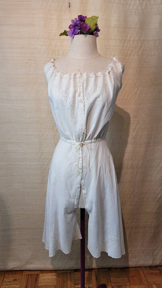 Antique 1900s Victorian / Edwardian Step in Camis… - image 2