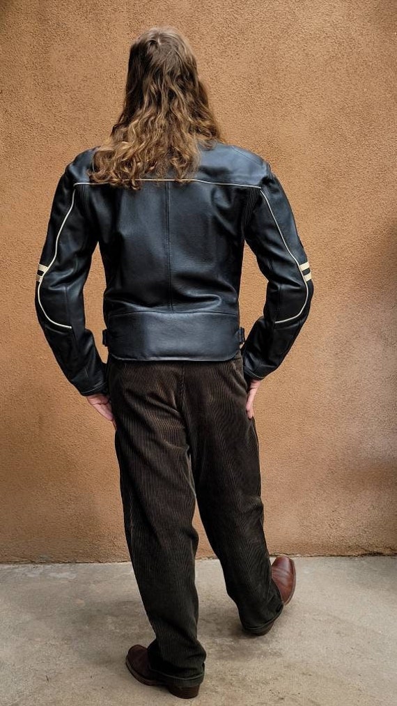 Y2K Vintage Spirit of TT by BHL Leather Black Armored