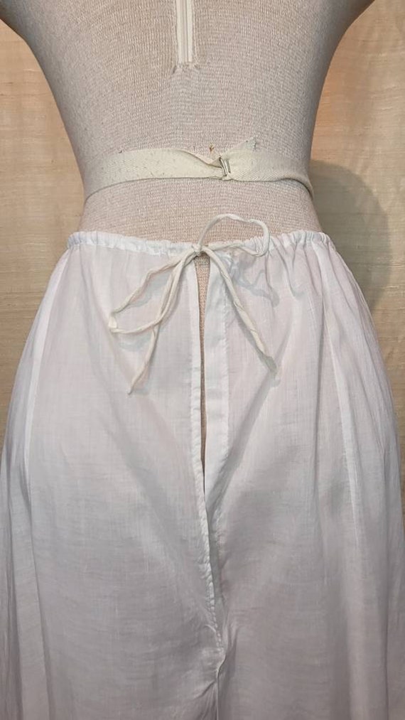 Antique Victorian / Edwardian Petticoat w/ Scallo… - image 6