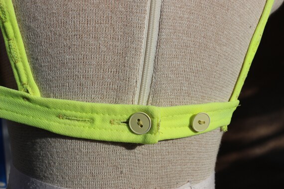 1960s Vintage Catalina Jrs Neon Yellow Convertibl… - image 7