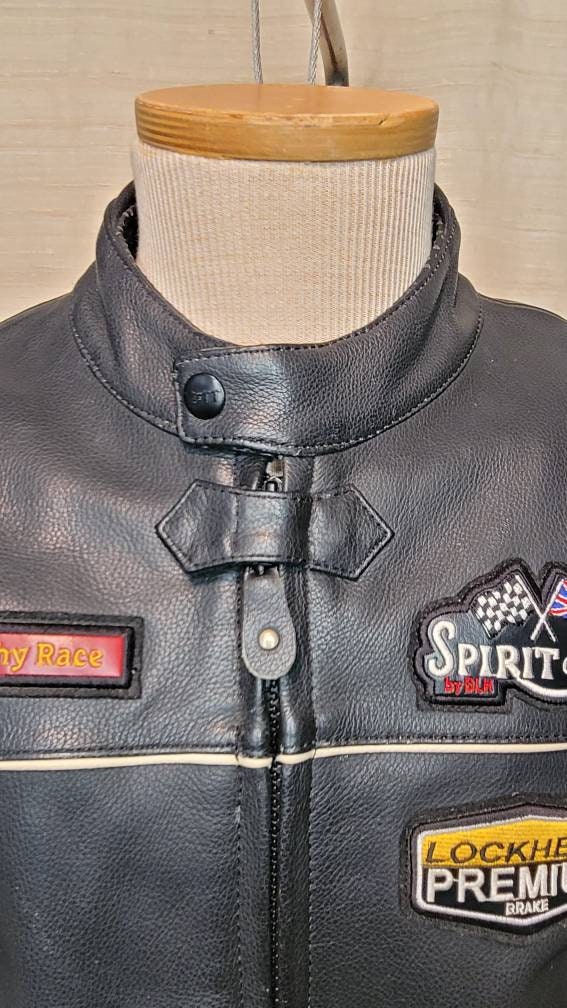 Y2K Vintage Spirit of TT by BHL Leather Black Armored