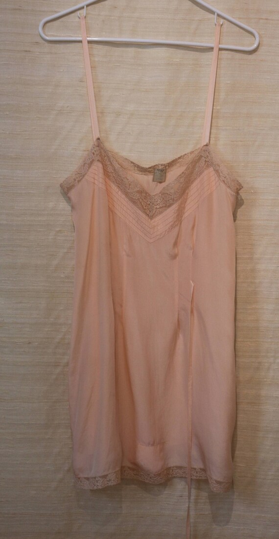 1920s Vintage Higbee of Cleveland Peach Silk and … - image 5